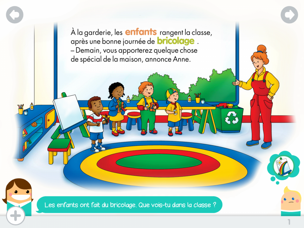 Caillou surprise livre interactif