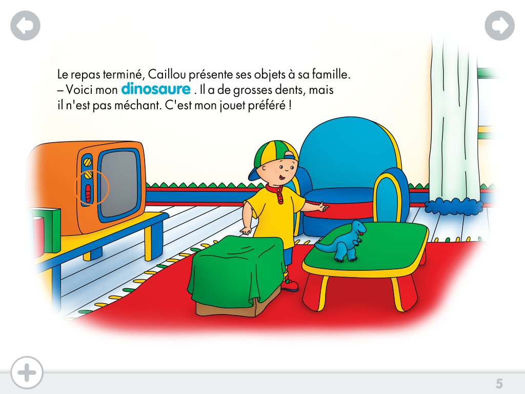 Caillou dinosaure eBook