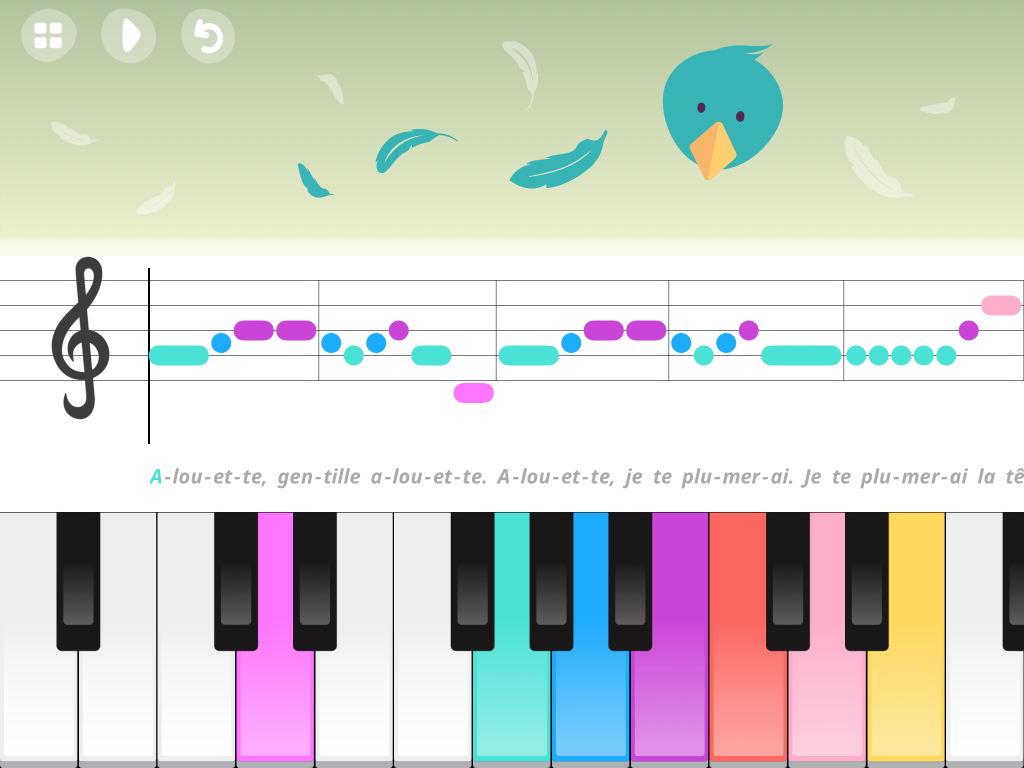 Musique et chanson - Piano pour enfants