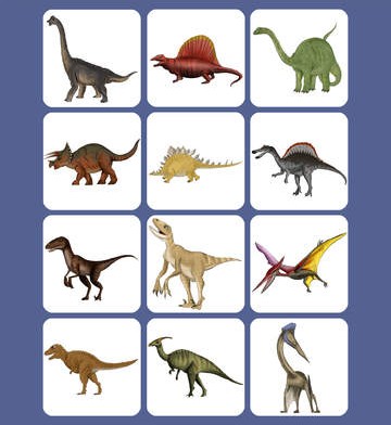 Kids Memory Match : Dinosaurs