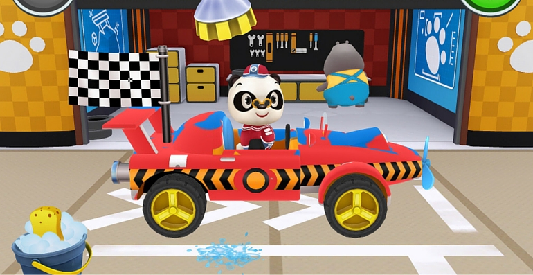 Dr Panda Racers voiture