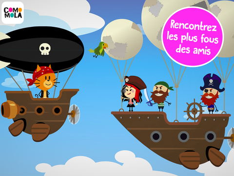 application pirate Comomola Pirates bateau